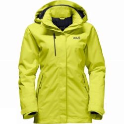 Jack Wolfskin Womens Northern Edge Jacket Bright Absinth/Ebony